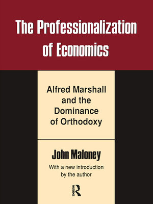 cover image of The Professionalization of Economics